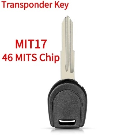 Mitsubishi MIT17 - Transponder Key - 46 MITS Chip (Aftermarket chip/OEM chip )(No logo)